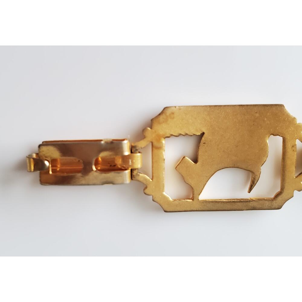 Vintage Terrier Gold Filled Bracelet - Picture 4 of 4